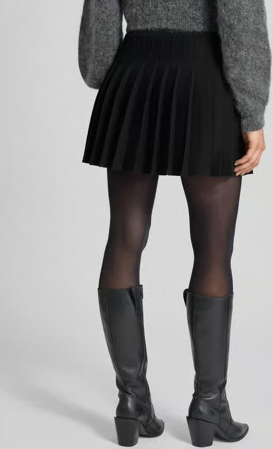 SUNCOO PARIS Minirok met linnen model 'Macy'