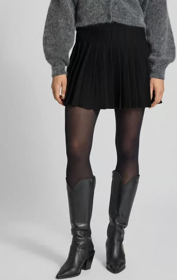 SUNCOO PARIS Minirok met linnen model 'Macy' - Foto 2