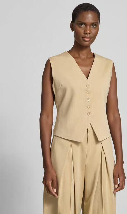 SUNCOO PARIS slim fit gilet met viscosegehalte model 'DYLAN' - Foto 4
