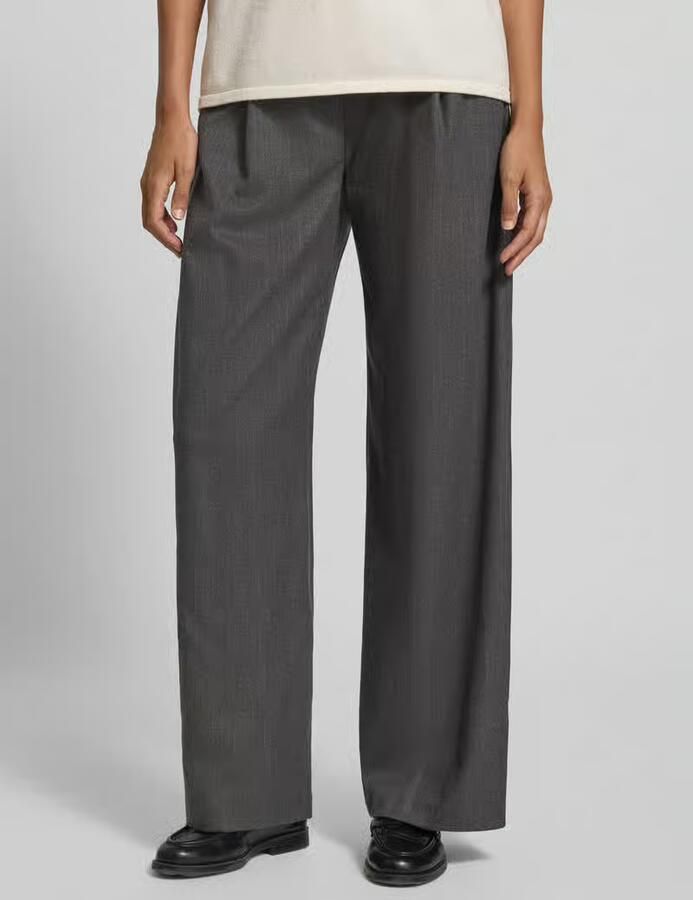 SUNCOO PARIS Wide leg broek met bandplooien model 'JAYCE' - Foto 2
