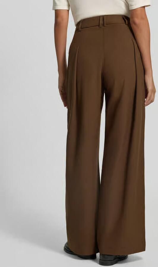 SUNCOO PARIS wide leg broek met bandplooien model 'JOKER' - Foto 3