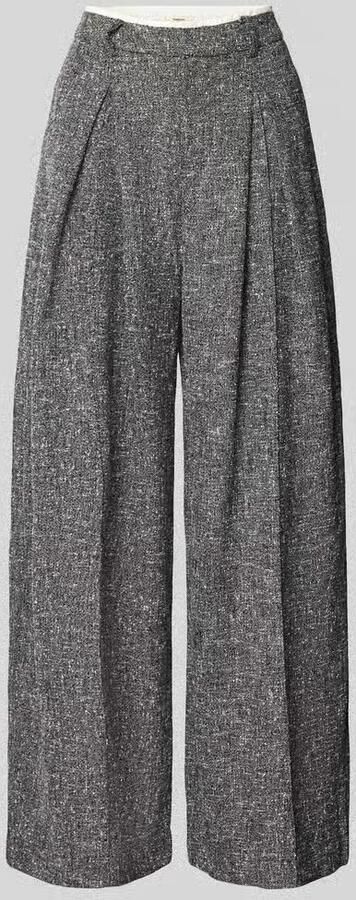 SUNCOO PARIS Wide leg plooiensbroek model 'JERK'