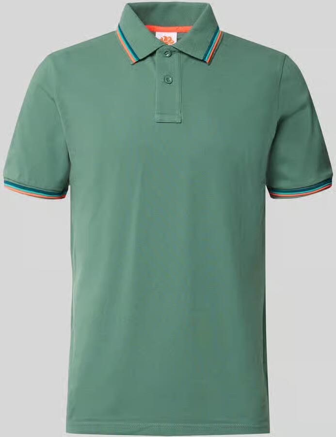 Sundek slim fit poloshirt met contraststrepen model 'Brice' - Foto 2