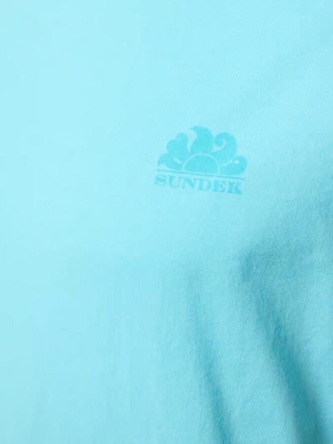 Sundek slim fit T-shirt van puur katoen