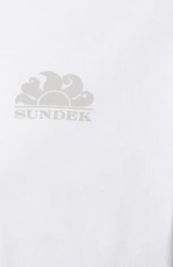 Sundek slim fit T-shirt van puur katoen