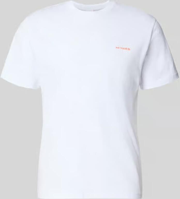 Sundek T-shirt met motiefprint op de achterkant - Foto 2