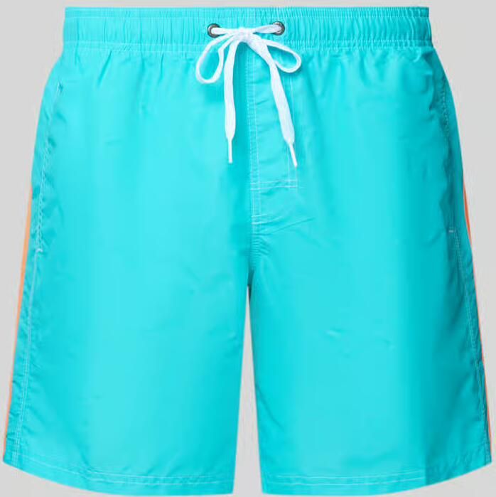 Sundek Zwemshort met elastische tailleband model 'UNI SHORTS NEON' - Foto 2