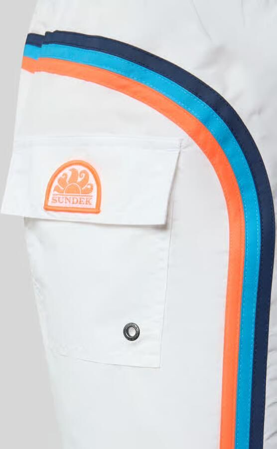 Sundek Zwemshort met elastische tailleband model 'UNI SHORTS NEON'