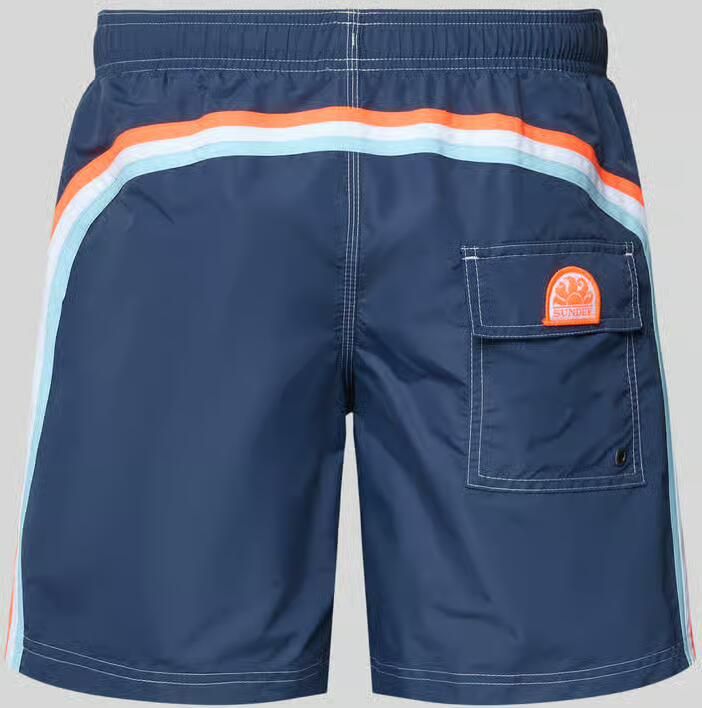 Sundek Zwemshort met elastische tailleband model 'UNI SHORTS NEON'