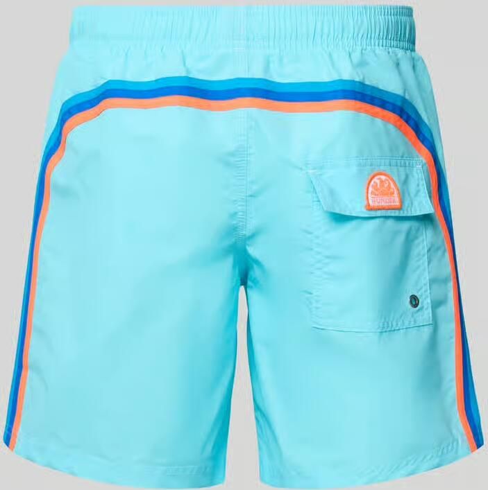 Sundek Zwemshort met elastische tailleband model 'UNI SHORTS NEON'
