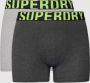 Superdry Boxershort met elastische band met logo in een set van 2 stuks - Thumbnail 1