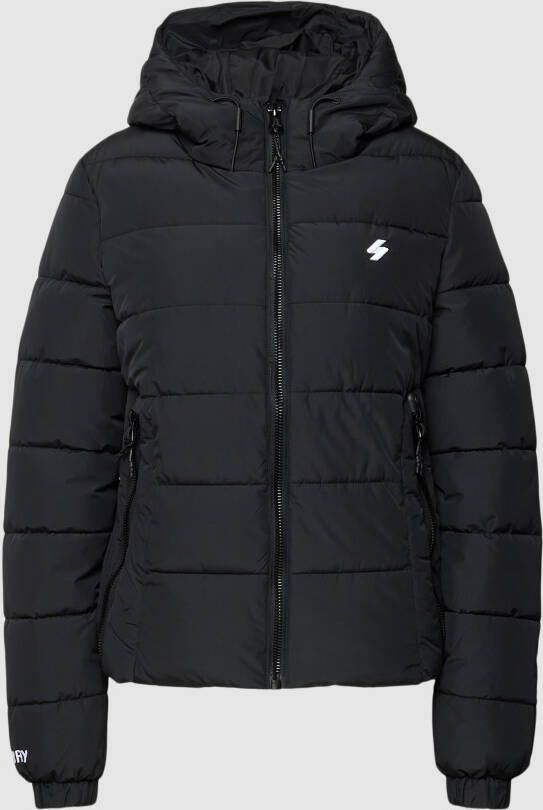 Superdry Gewatteerd jack met labelstitching model 'SPIRIT'