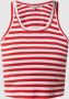 Superdry Top Débardeur court côtelé coton bio femme Vintage - Thumbnail 2