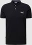 Superdry Poloshirt met labelstitching model 'CLASSIC' - Thumbnail 1