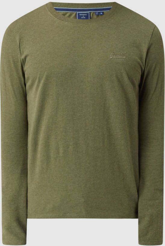 Superdry Shirt met lange mouwen en logo