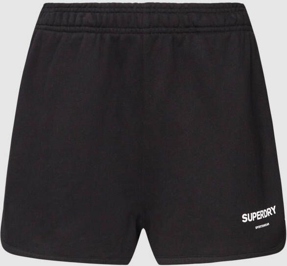 Superdry Sports Korte broek met labelprint