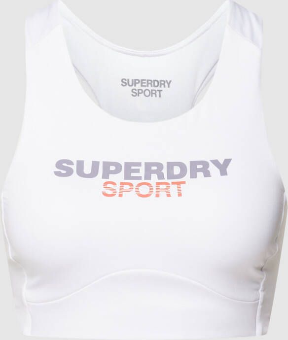 Superdry Sports Sportbeha met labelprint