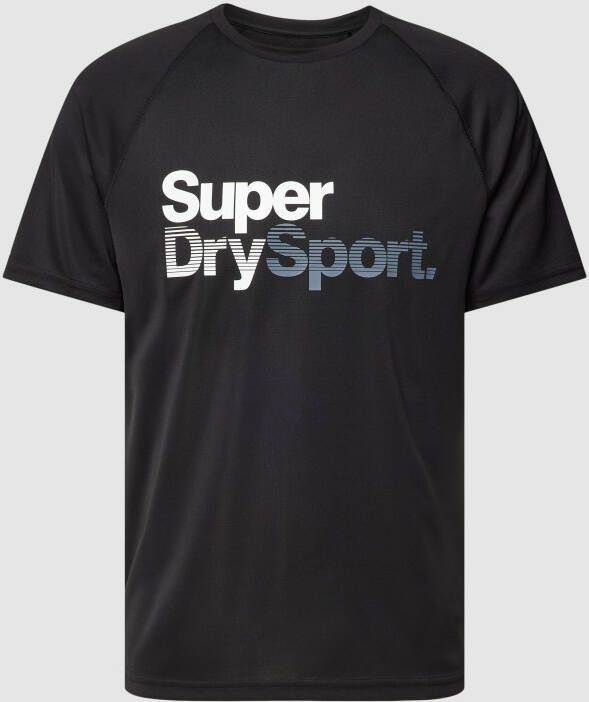 Superdry Sports T-shirt met ronde hals model 'TRAIN ACTIVE'