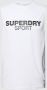 Superdry Sports Tanktop met labelprint model 'ACTIVE VEST' - Thumbnail 1