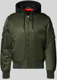 Superdry bomberjack met capuchon en ritszakken
