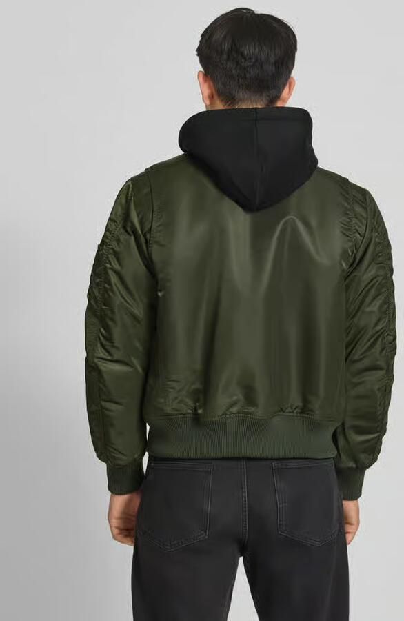 Superdry bomberjack met capuchon en ritszakken - Foto 2
