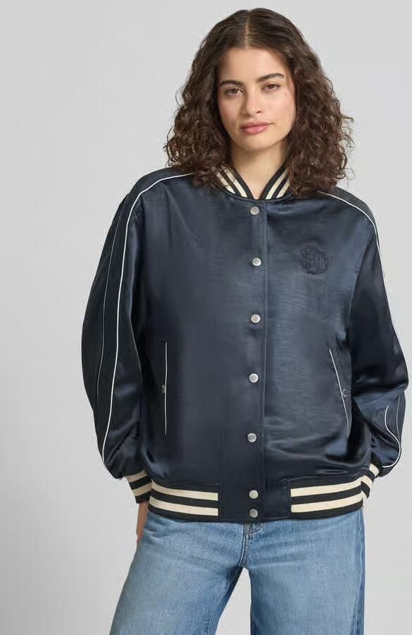 Superdry Bomberjack met logostitching model 'VARSITY' - Foto 3