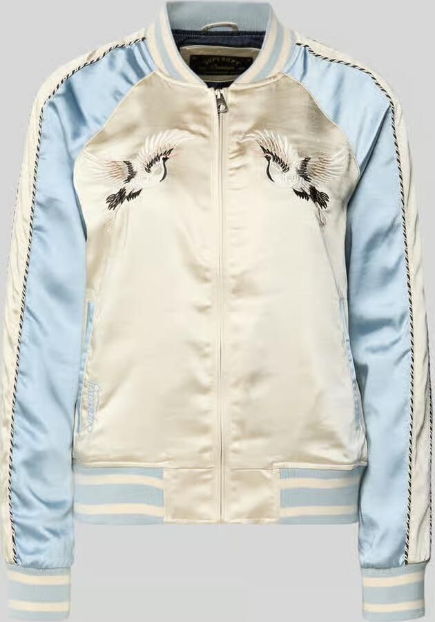 Superdry Bomberjack met motief- en logo-stitching - Foto 2