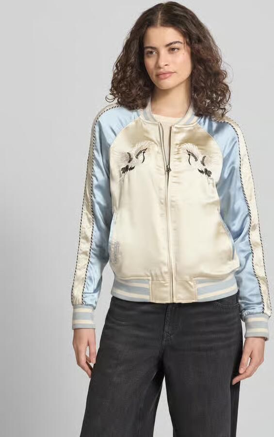 Superdry Bomberjack met motief- en logo-stitching - Foto 3