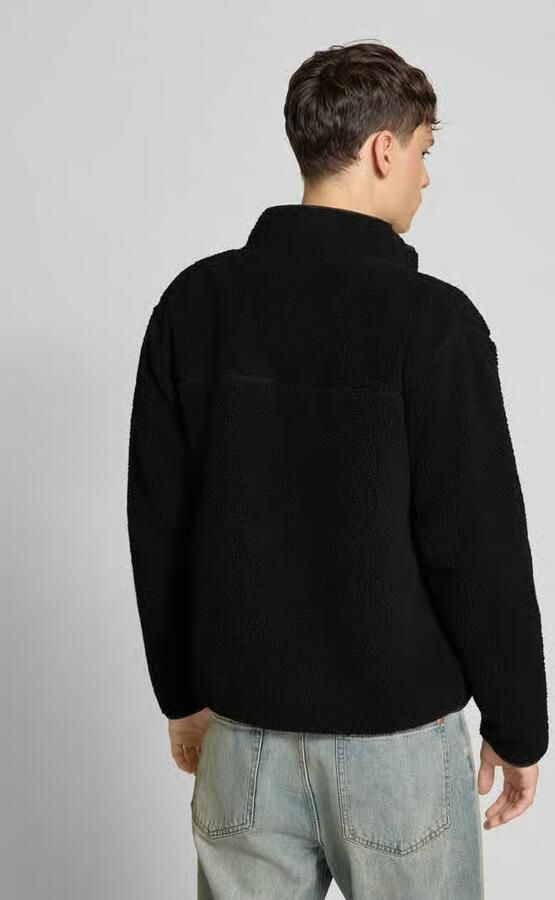 Superdry Fleecejack met opstaande kraag en ritszakken