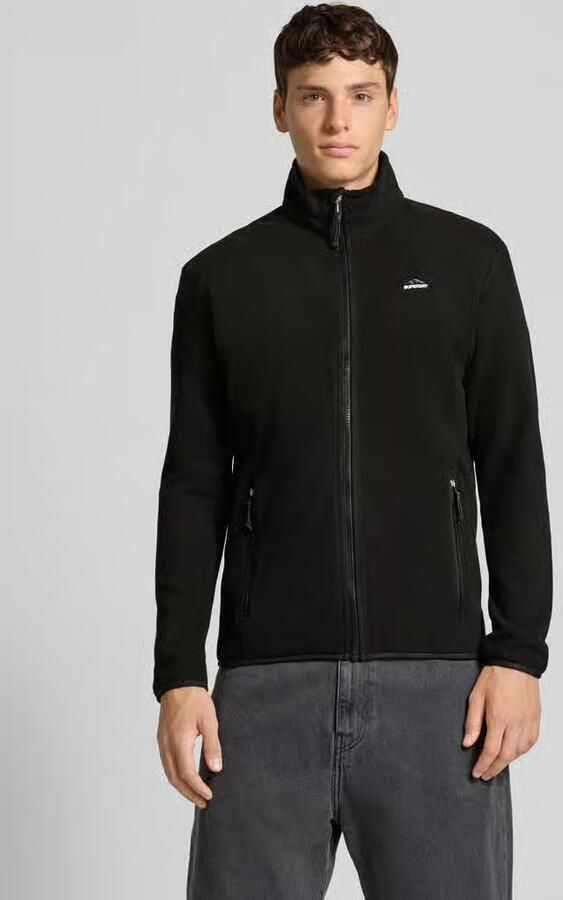 Superdry Fleecejack met opstaande kraag - Foto 2