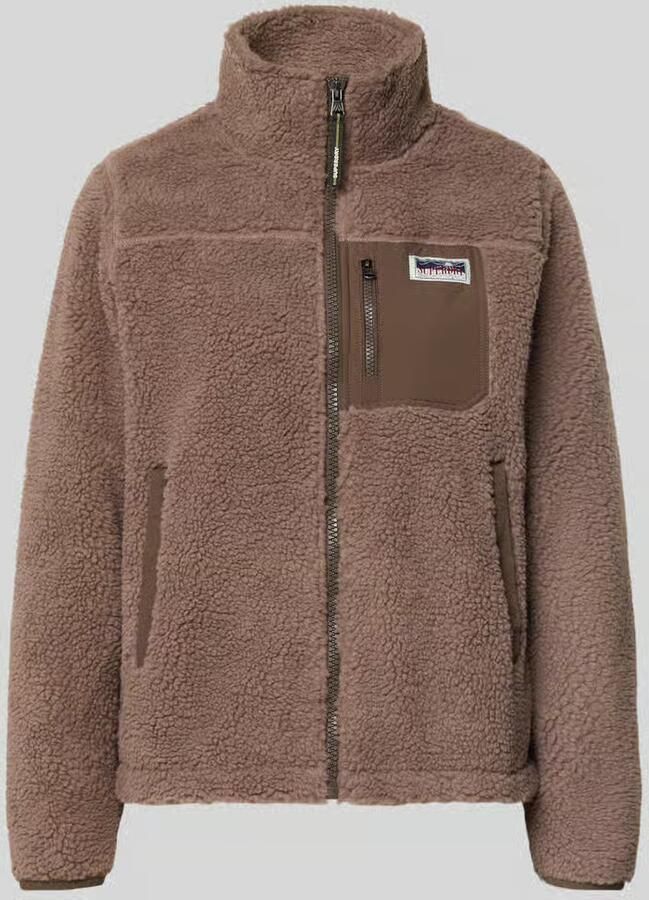 Superdry Fleecejack met ritssluiting model 'Heritage'