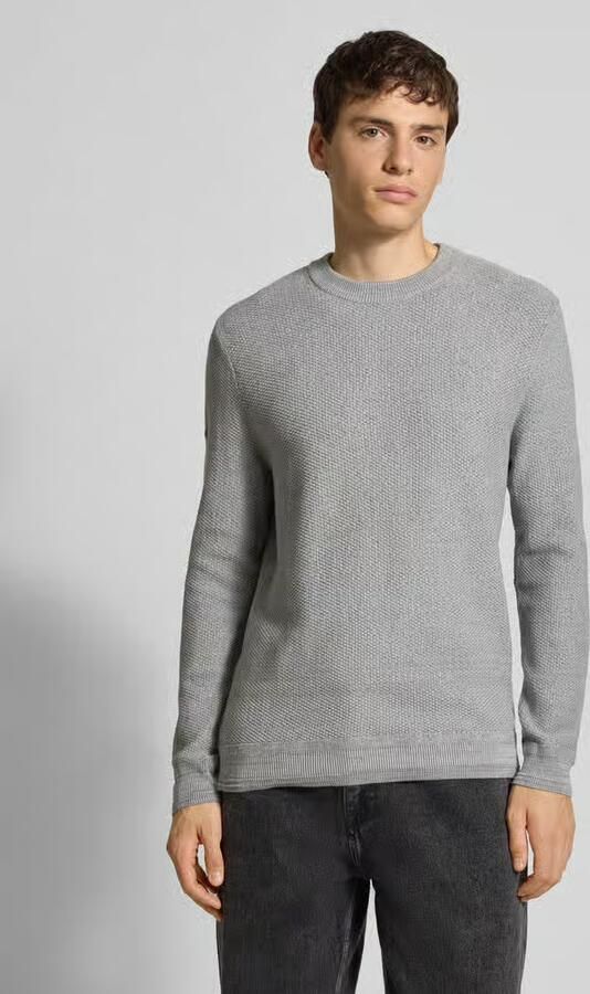Superdry Gebreide pullover met ribboorden - Foto 2