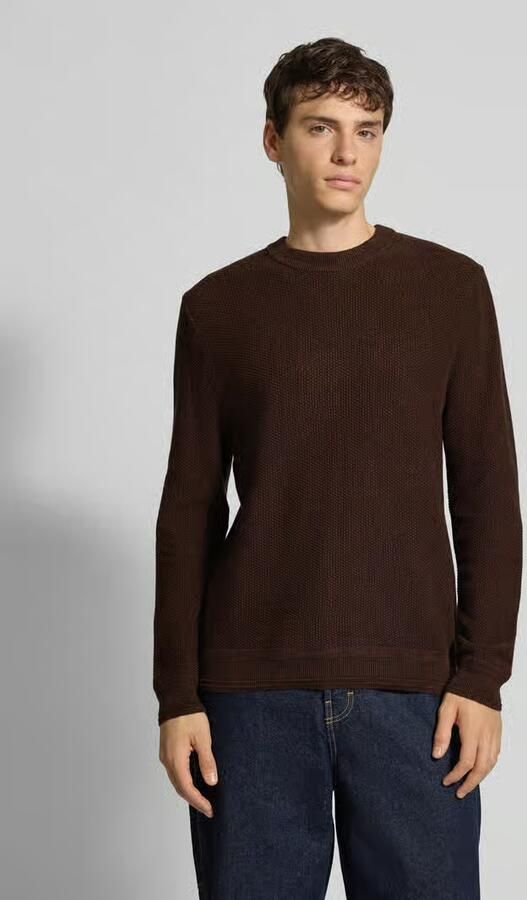 Superdry Gebreide pullover met ribboorden - Foto 2