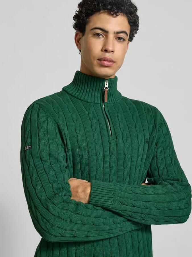 Superdry Gebreide trui van puur katoen - Foto 2