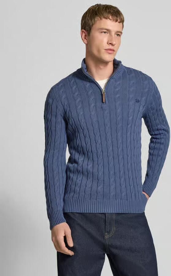 Superdry Gebreide trui van puur katoen - Foto 3