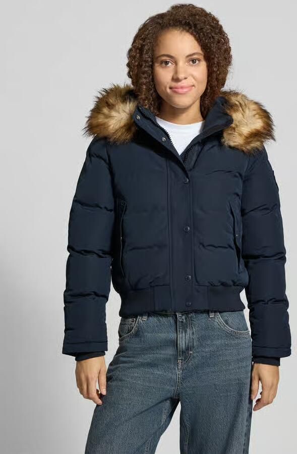 Superdry Gewatteerd jack met capuchon en imitatiebont model 'EVEREST BOMBER' - Foto 2