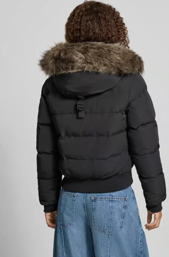 Superdry Gewatteerd jack met capuchon en imitatiebont model 'EVEREST BOMBER' - Foto 2