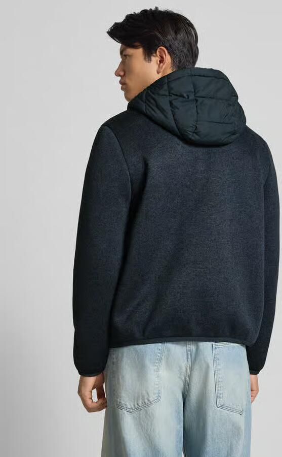 Superdry Gewatteerd jack met capuchon en ritszakken