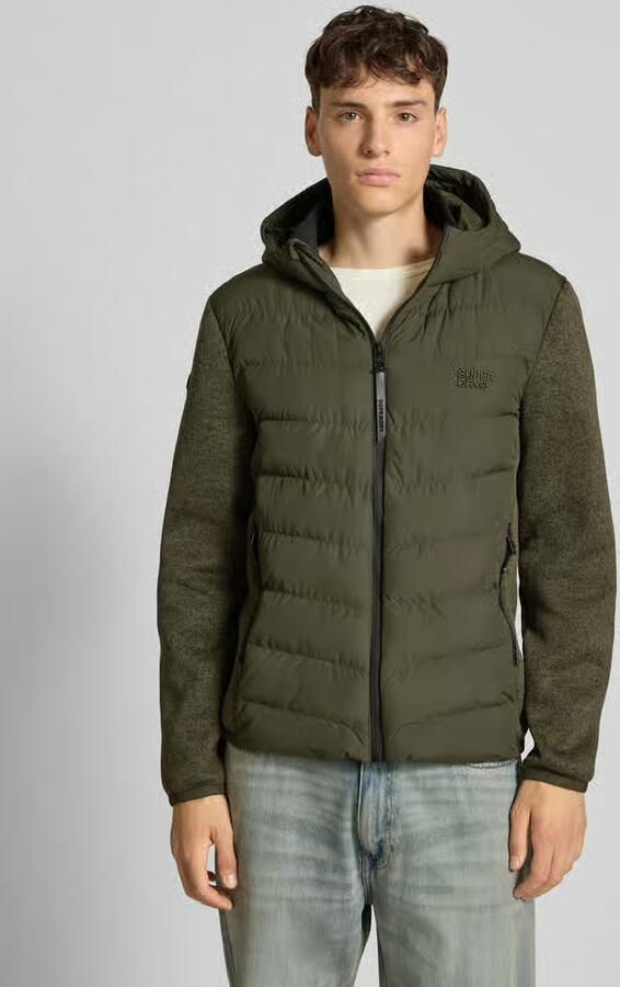 Superdry Gewatteerd jack met capuchon en ritszakken - Foto 2