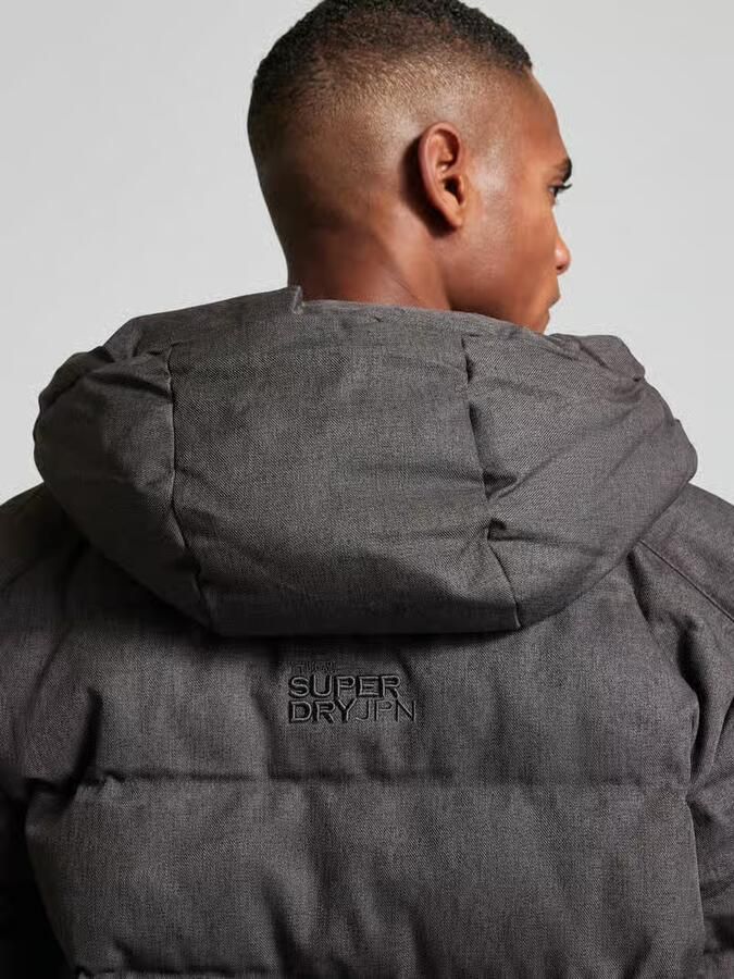 Superdry Gewatteerde jas HOODED TWEED SPORTS PUFFER JKT - Foto 2
