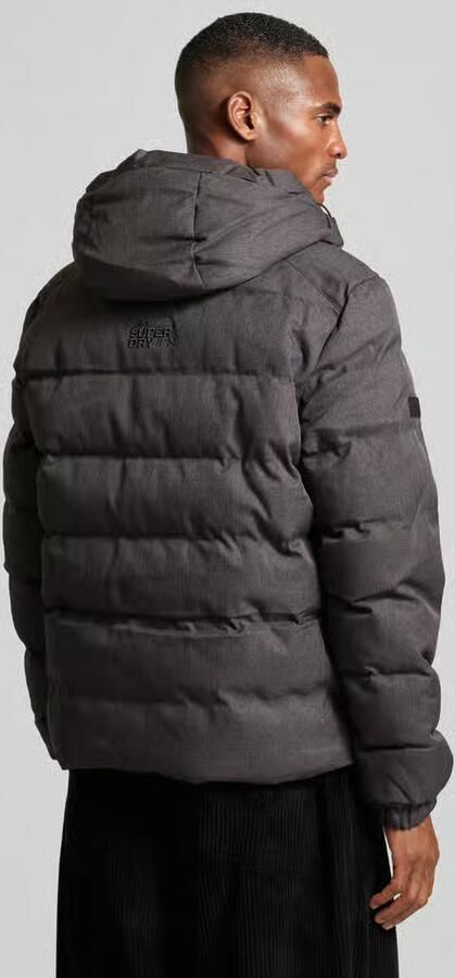 Superdry Gewatteerde jas HOODED TWEED SPORTS PUFFER JKT - Foto 10
