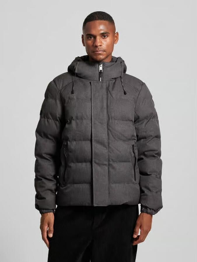 Superdry Gewatteerde jas HOODED TWEED SPORTS PUFFER JKT - Foto 4