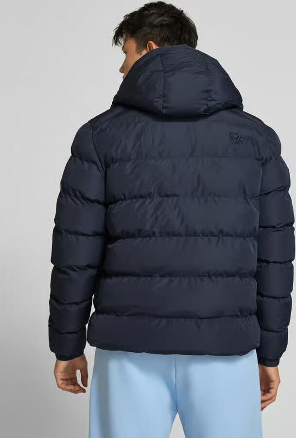 Superdry gewatteerde winterjas eclipse donkerblauw eclipse donkerblauw - Foto 5