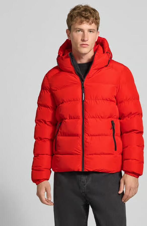 Superdry Gewatteerd jack met labelstitching en capuchon - Foto 5