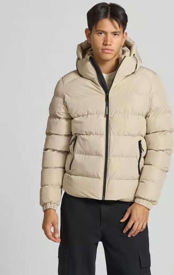 Superdry Gewatteerd jack met labelstitching en capuchon - Foto 5