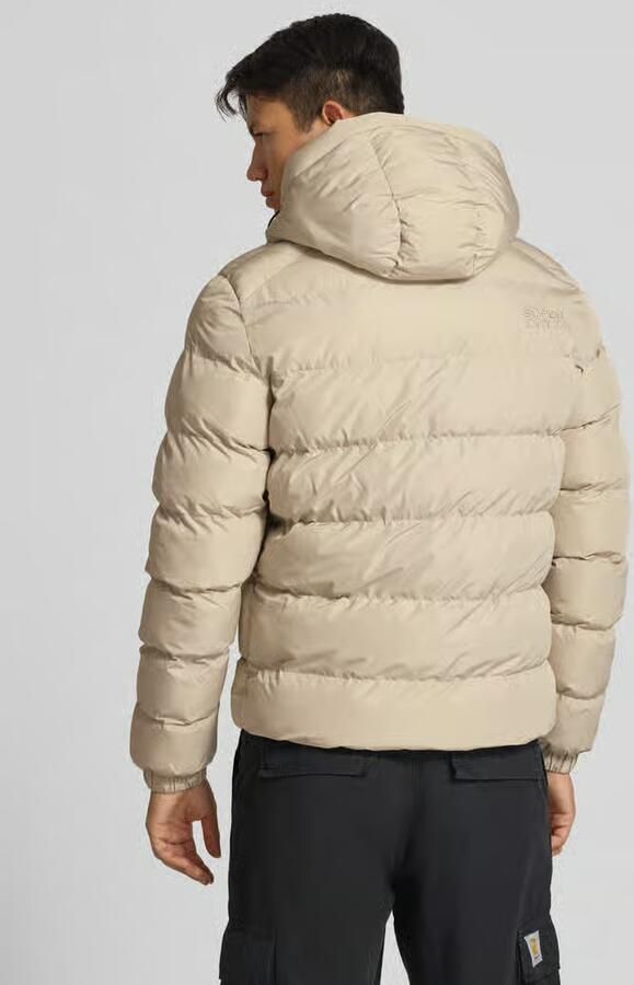 Superdry Gewatteerd jack met labelstitching en capuchon - Foto 4