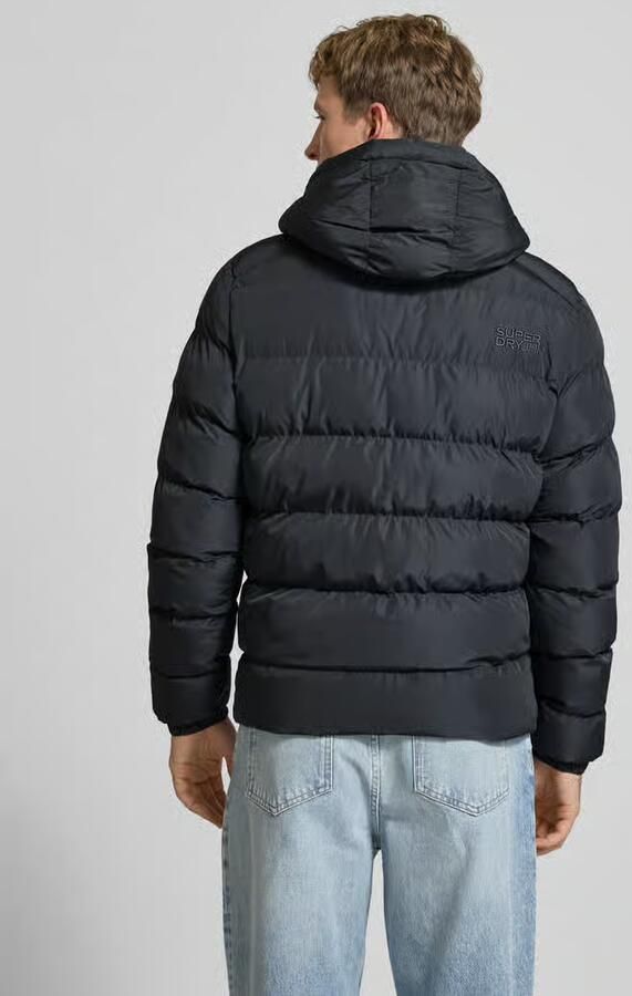 Superdry Gewatteerd jack met labelstitching en capuchon - Foto 6