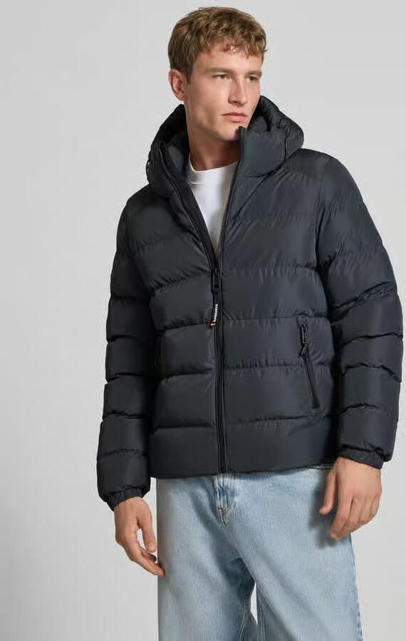 Superdry Gewatteerd jack met labelstitching en capuchon - Foto 7
