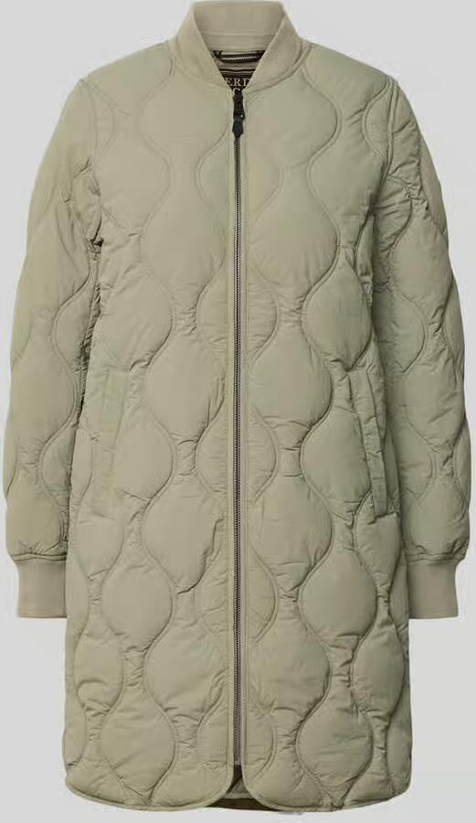 Superdry Gewatteerd jack met opstaande kraag en steekzakken