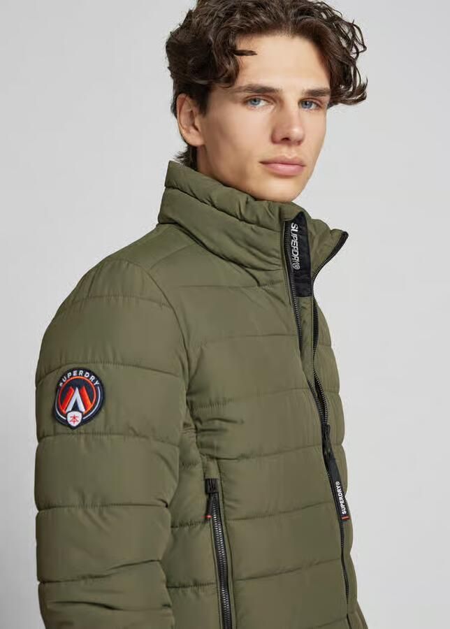 Superdry Gewatteerd jack met opstaande kraag model 'Fuji' - Foto 4